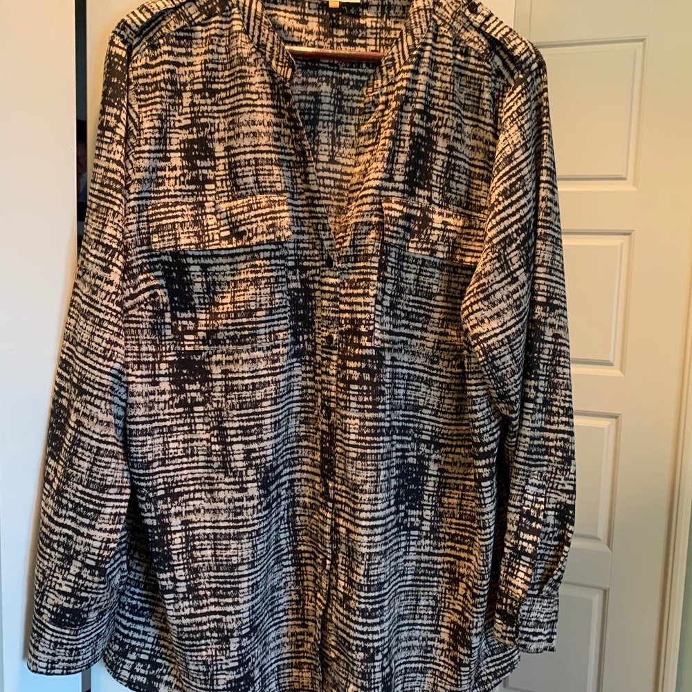 Calvin Klein pull over tunic top